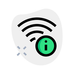 indication of a wireless connection trouble vector image