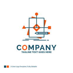 algorithm business foretelling pattern plan logo vector image