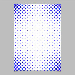 blue circle pattern page template - design from vector image