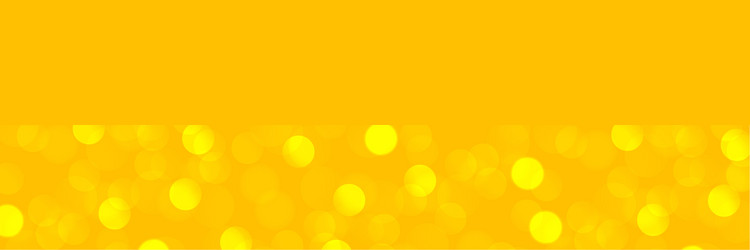 yellow abstract blurred background with bokeh vector image