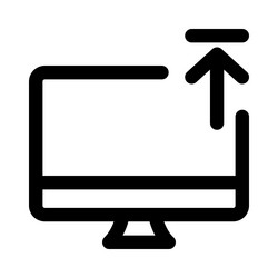 file transfer from a computer to web storage vector image