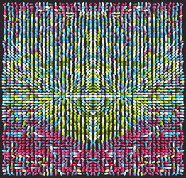 Abstract Color Ovals - Dynamic Grid vector image