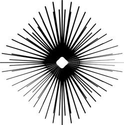 geometric radial element abstract concentric vector image