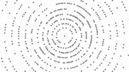 technology abstract background dots connected vector image