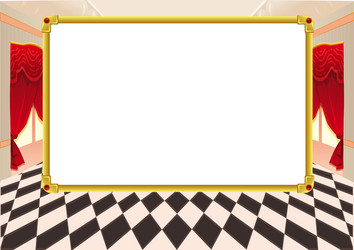 funny card with empty space for text vector image