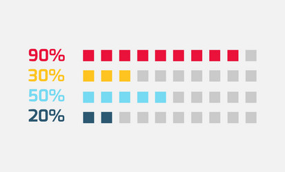 loading progress bar design style vector