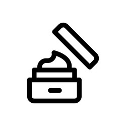 lotion icon thin linear style design isolated vector image