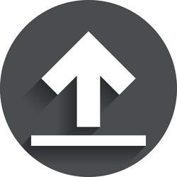 this side up sign icon fragile package symbol vector image