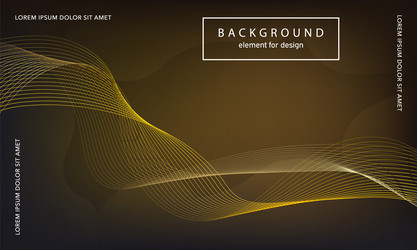 Abstract background wave element for design vector