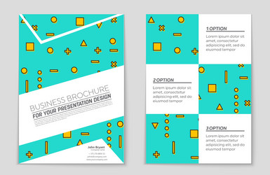 abstract layout background set for art vector image