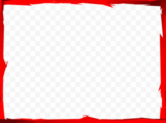 rectangular grungy frame border vector image
