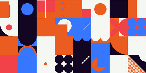digital design abstract pattern vector image