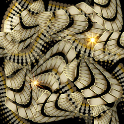 modern abstract geometric 3d seamless pattern vector image