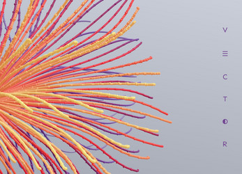 point explode dynamic emitted particles vector image