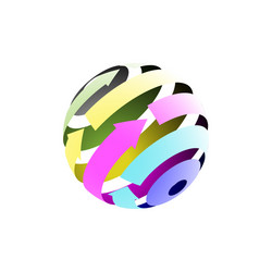 abstract globe vector