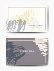 Business card tempates vector