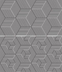 cubic elements seamless patterns vector