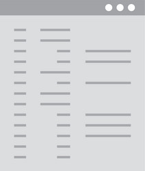 template computer isolated icon vector image