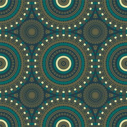vibrant circular large scale seamless pattern vector image