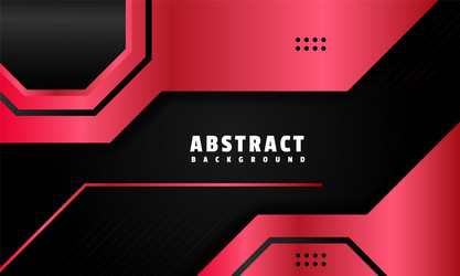 abstract wave background with red shape design vector image