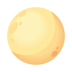 moon icon isolated vector