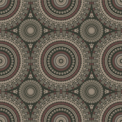 vibrant circular large scale seamless pattern vector image
