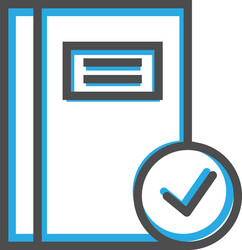 Notebook Icon - Interaction vector image