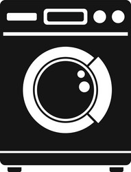 tumble dryer icon simple style vector