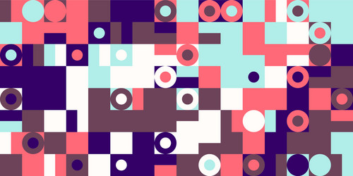 circular abstract pattern design vector image