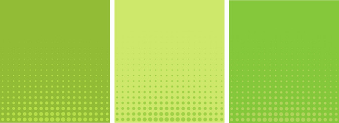 graphical green yellow gradient in halftone style vector image