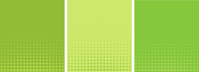 Graphical green yellow gradient in halftone style vector