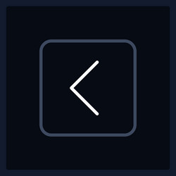 normal back arrow button ui element template vector image