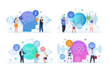 AI & Machine Learning Concepts vector image