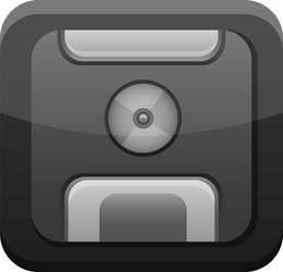 save app button menu isolated icon vector image