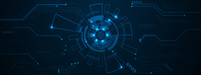 big data technology background particle mist vector image