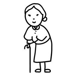 Black Old Lady Vector Images (over 3,100)