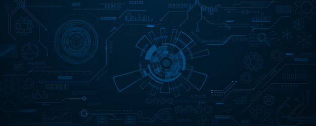 big data technology background particle mist vector image