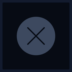 close button ui element template vector image