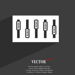 dj console mix handles and buttons icon symbol vector image