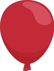 Red balloon Royalty Free Vector Image - VectorStock