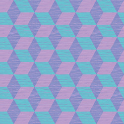 seamless abstract pattern with cube construction vector image