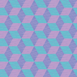 Seamless abstract pattern with cube construction vector