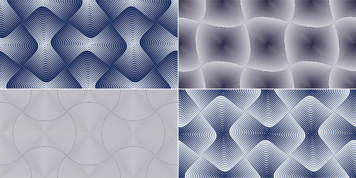 abstract lines geometric seamless patterns set vector image