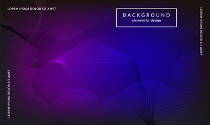 abstract background wave element for design vector image