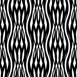 abstract monochrome seamless pattern crossed vawes vector image