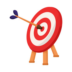 design dartboard and dart logo web vector image