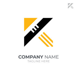 Letter k arrow logo Royalty Free Vector Image - VectorStock