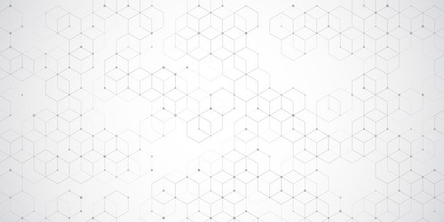 Abstract background with modern hexagonal grid vector