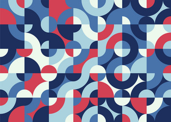 circular abstract pattern design vector image