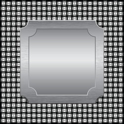 Metal grate vector